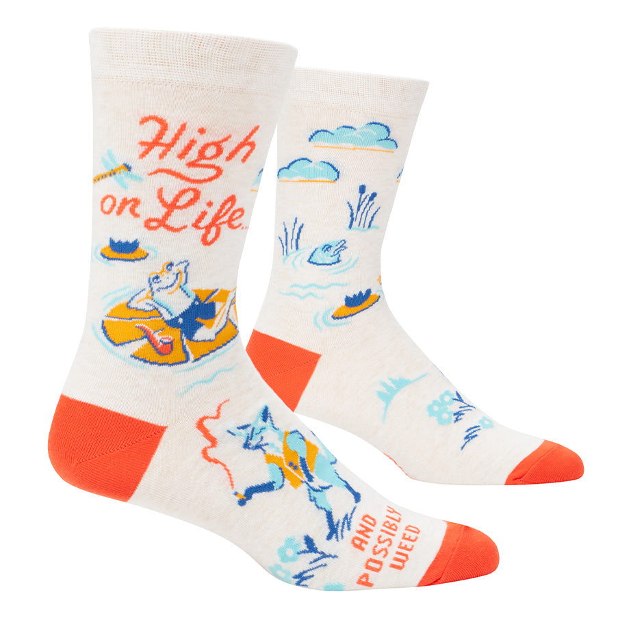 BlueQ Men's Crew Socks