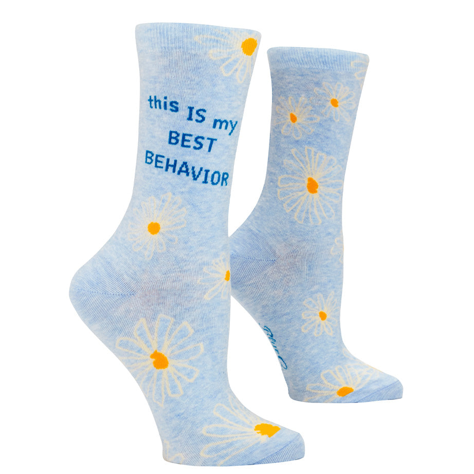 BlueQ Women's Crew Socks