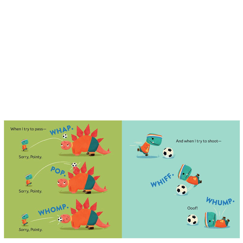 Tiny T. Rex Tries Soccer