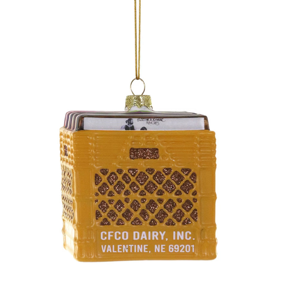 Vintage Media Glass Ornaments