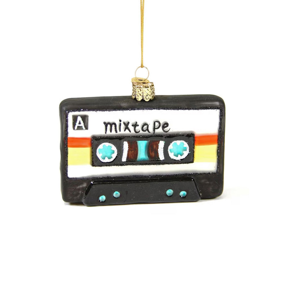 Vintage Media Glass Ornaments