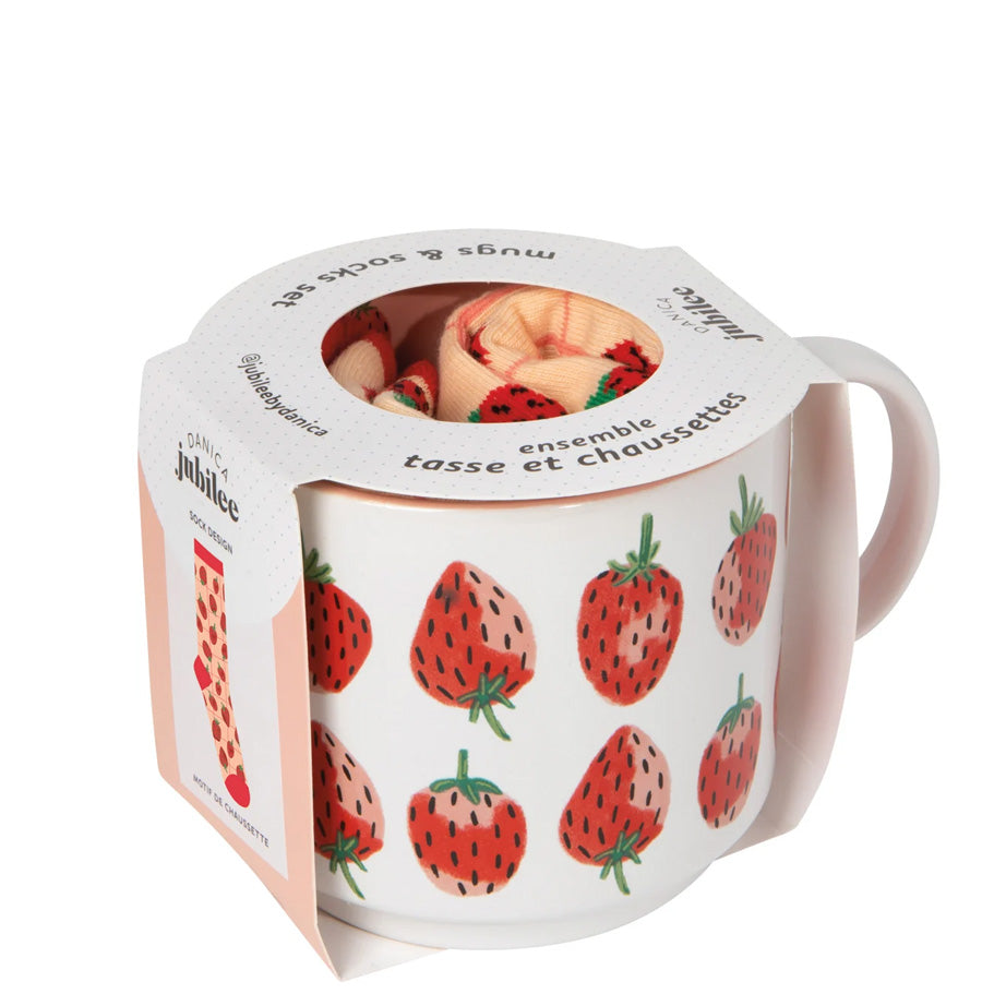 Berry Sweet Mug and Sock Set