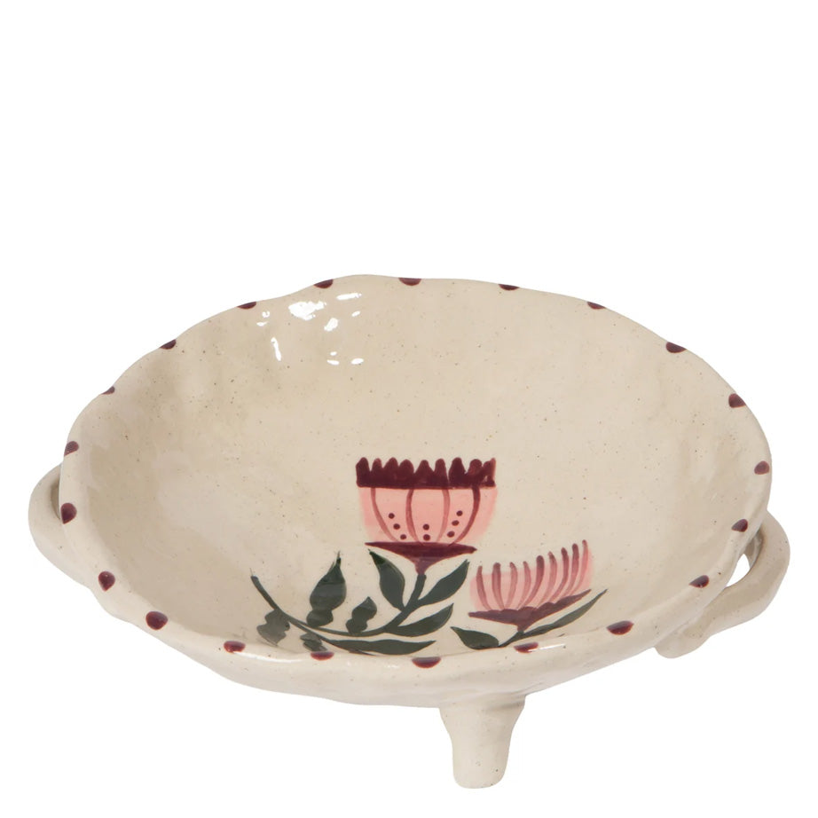 Danica Hand Painted Footed Bowls