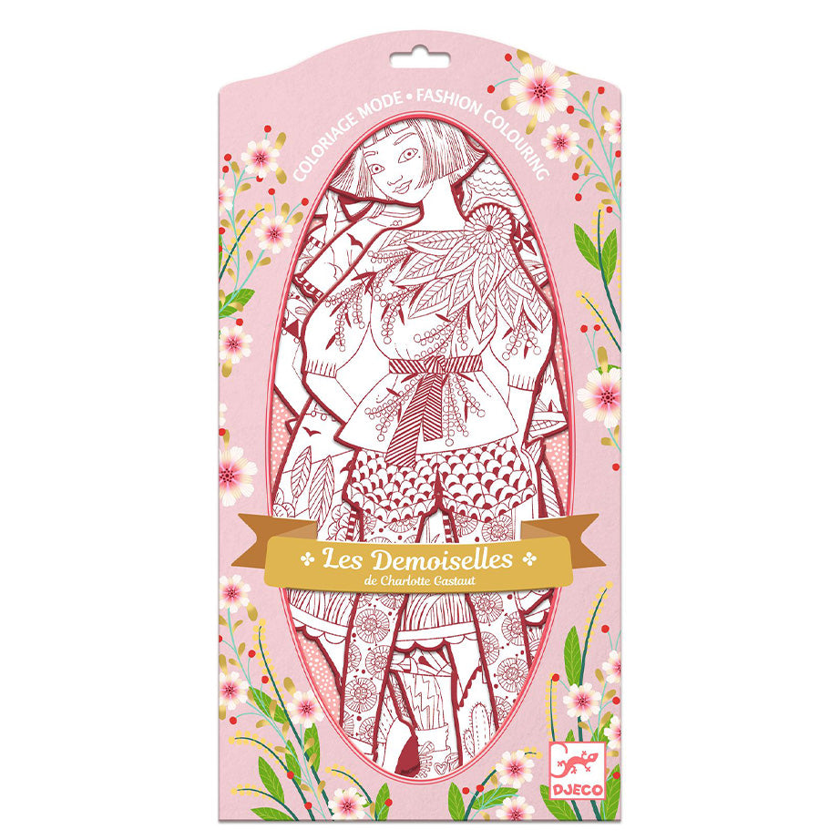 Les Demoiselles Fashion Colouring Dolls