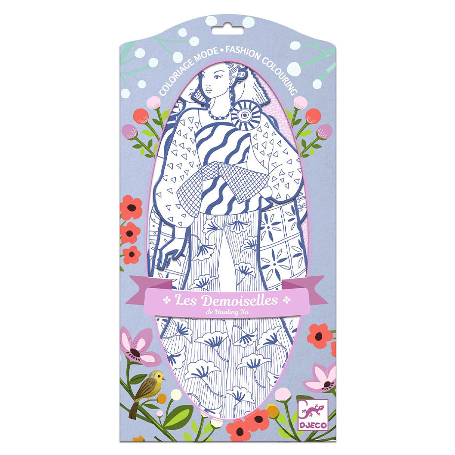 Les Demoiselles Fashion Colouring Dolls