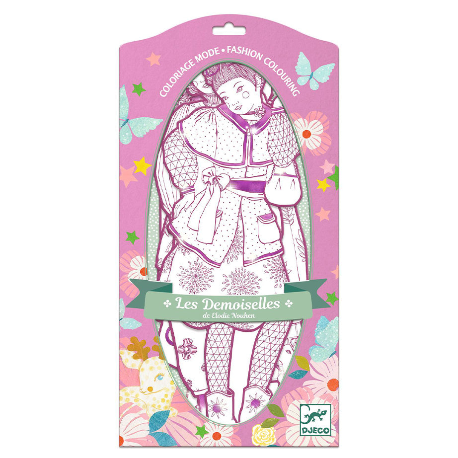 Les Demoiselles Fashion Colouring Dolls