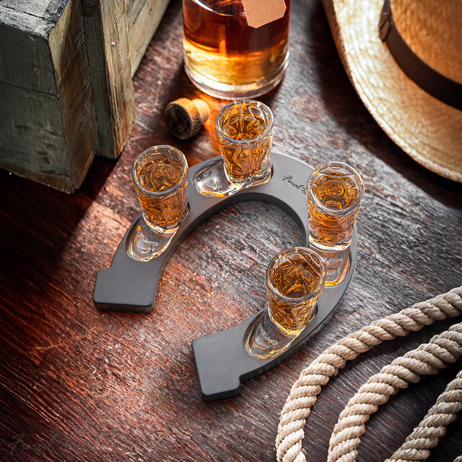 Wild West Horseshoe Boots Shot Set
