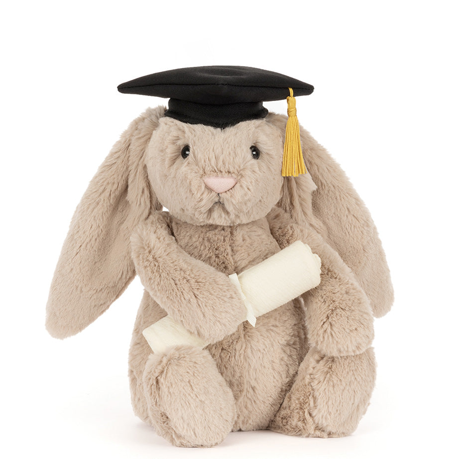 Bashful Graduation Bunny