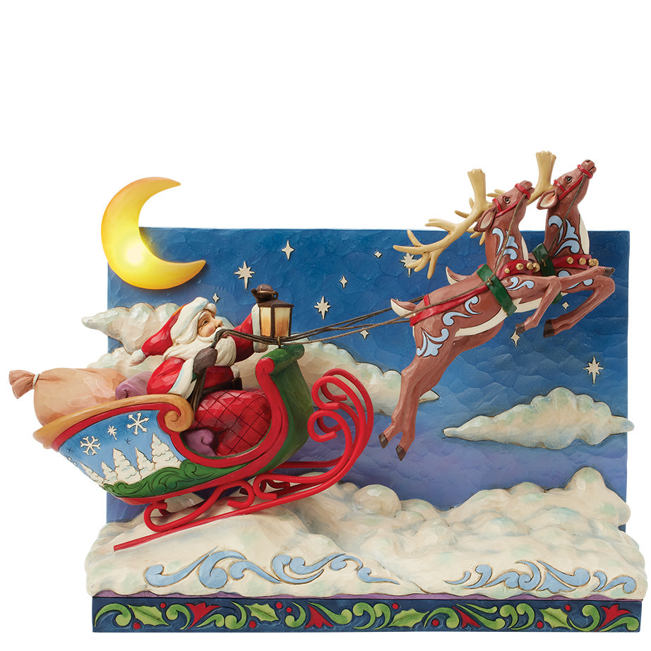 Santa's Sleigh with Reindeer