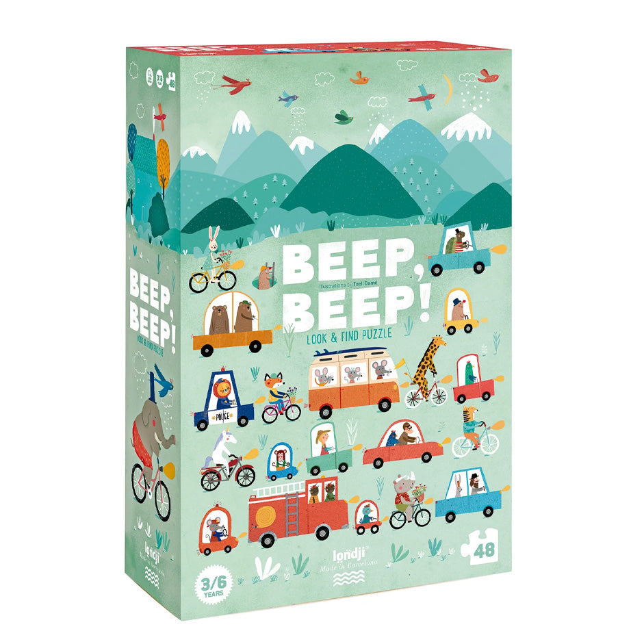 Beep, Beep! Look & Find Puzzle