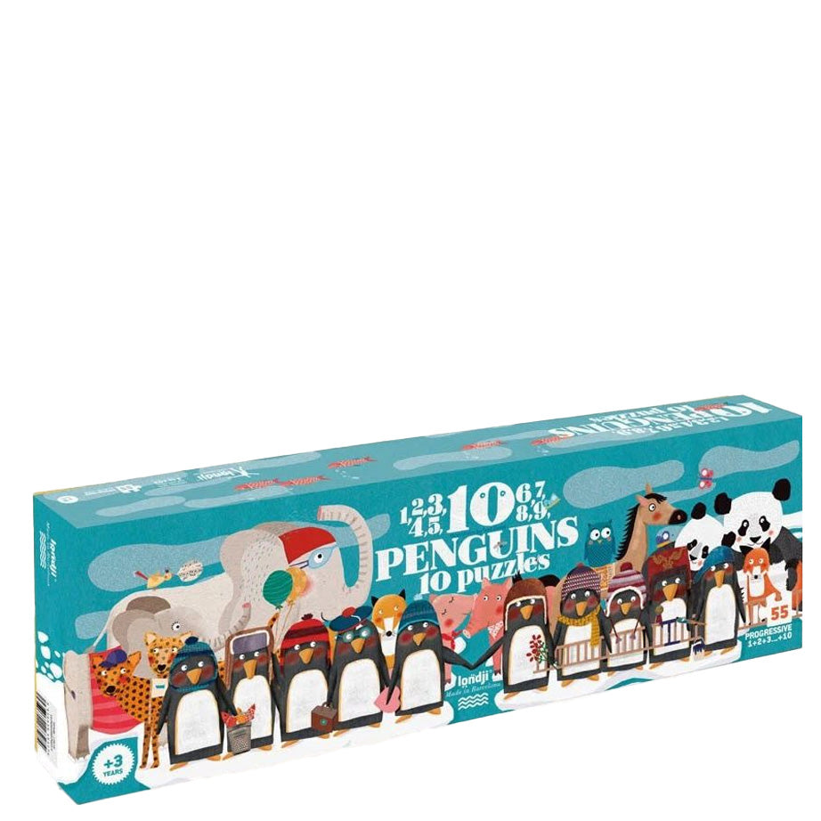 Londji 10 Penguins 10 Puzzles