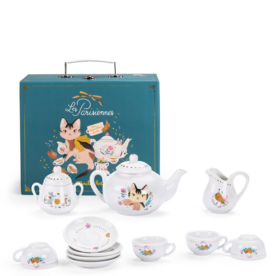Les Parisiennes Ceramic Tea Set