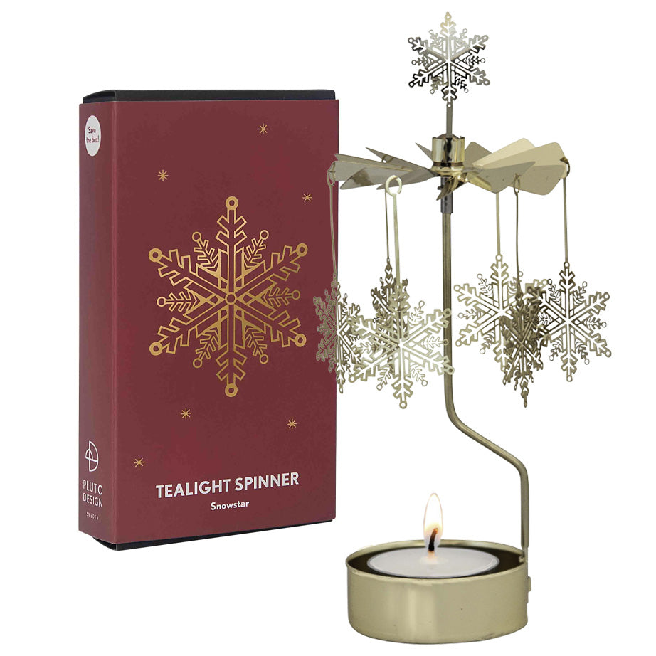 Pluto Design Holiday Tealight Spinners