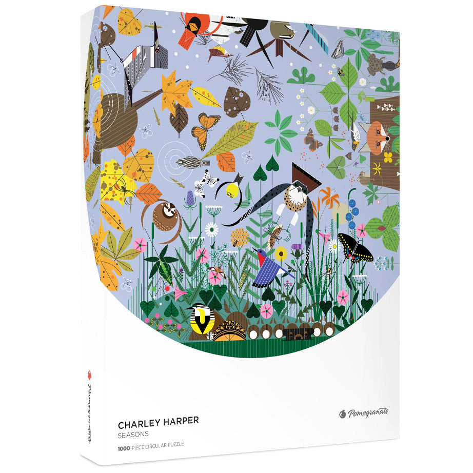 Charley Harper Round Puzzles