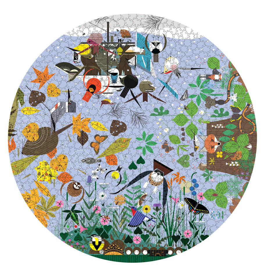 Charley Harper Round Puzzles