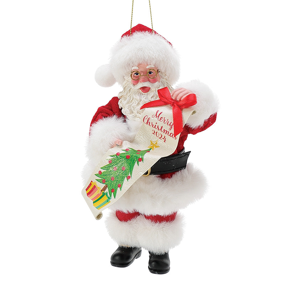 Possible Dreams Santa Ornaments