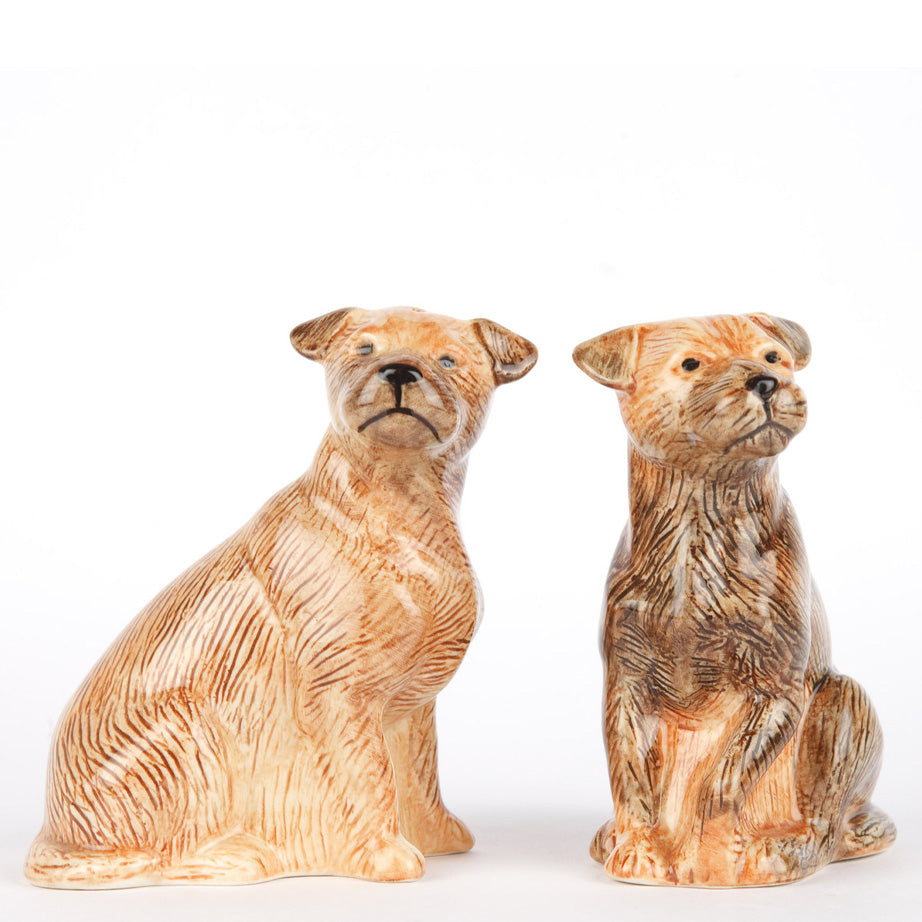 Quail Ceramics Salt & Pepper Shakers | Dogs