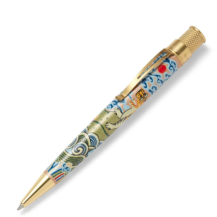 Chinese Tiger Rank Badge Rollerball Pen