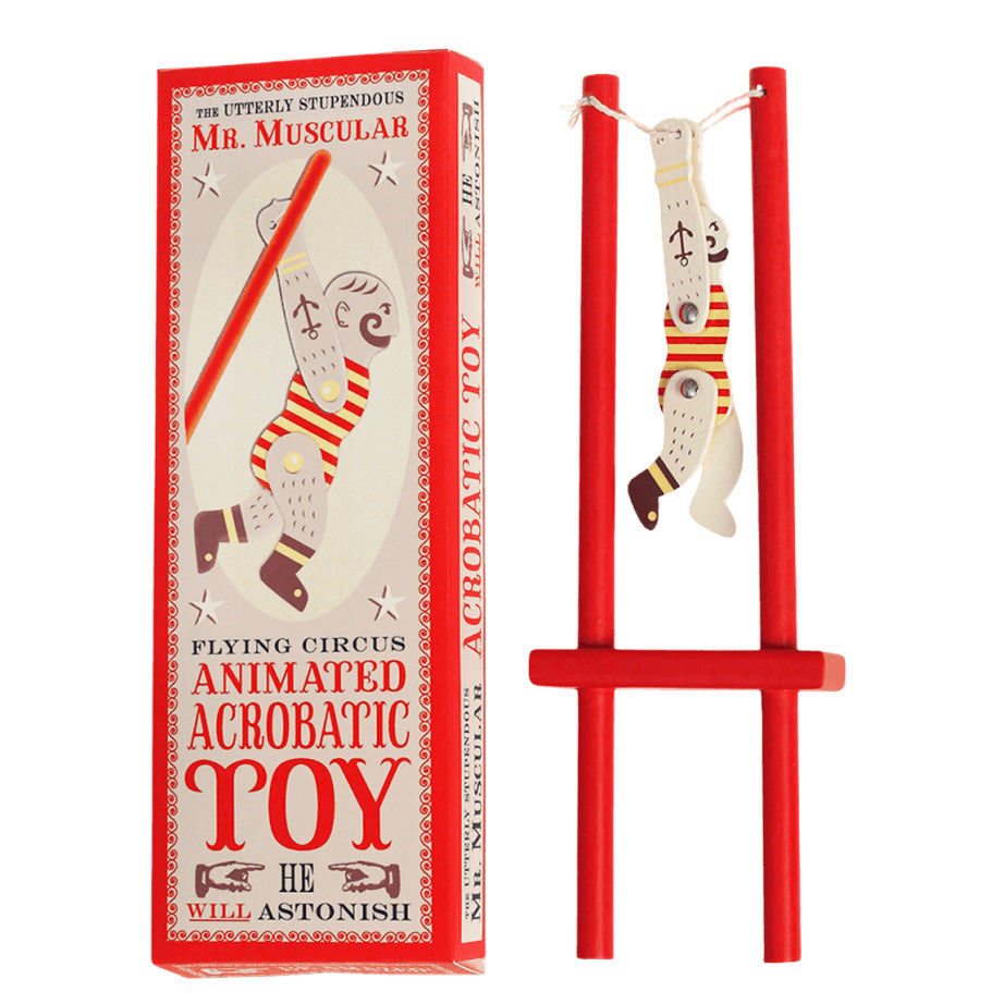 Flying Circus Animated Acrobatic Toys