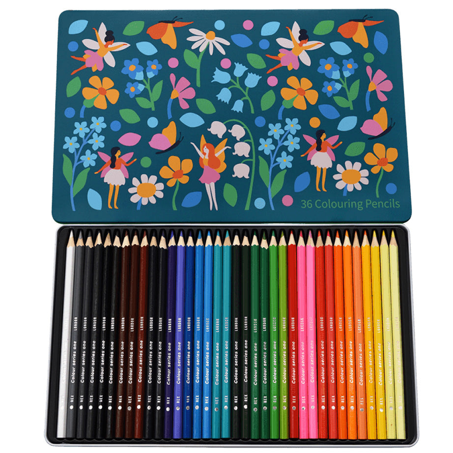 Fairies in the Garden Colouring Pencils