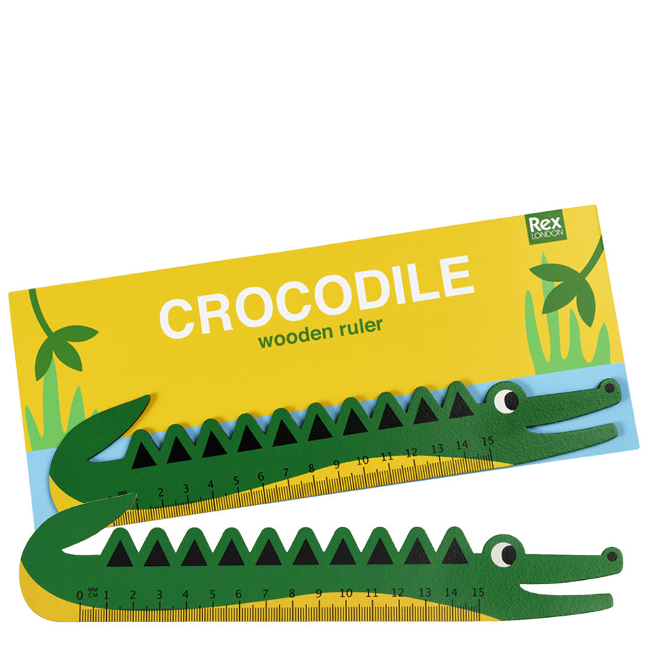 Rex London Animal Wooden Rulers