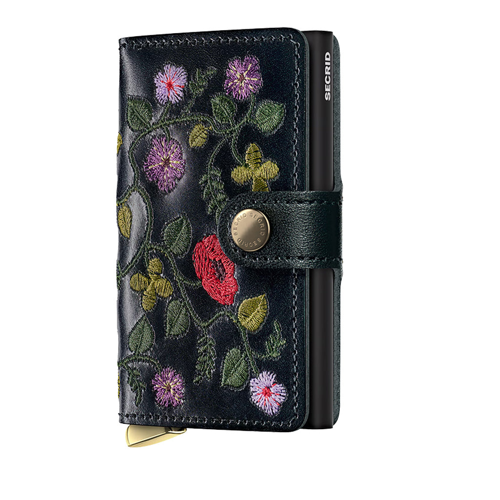 Secrid | Floral Stitch Miniwallet+