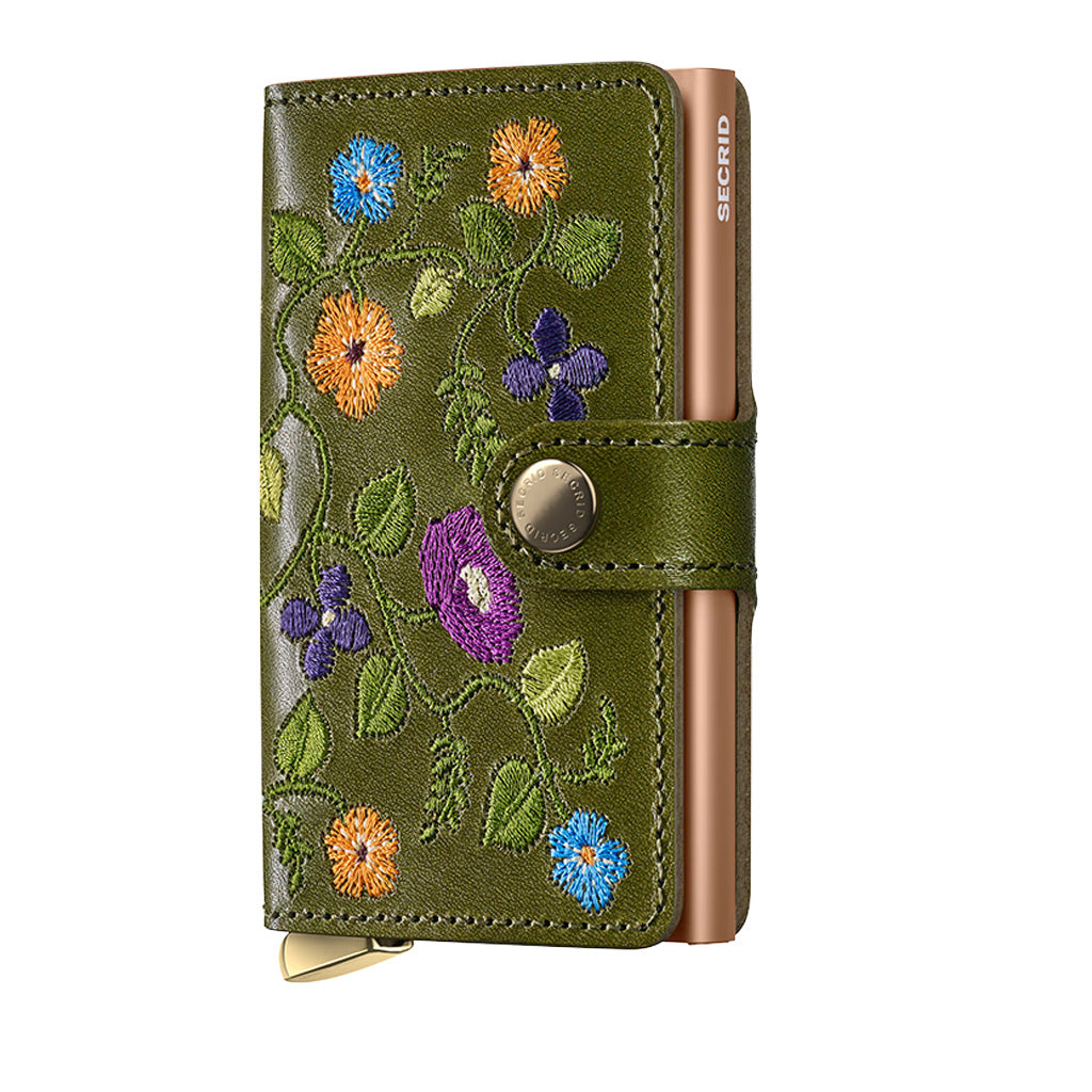 Secrid | Floral Stitch Miniwallet+