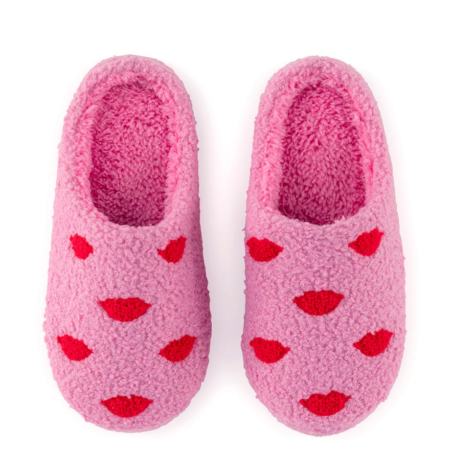 Kiss & Hearts Slippers