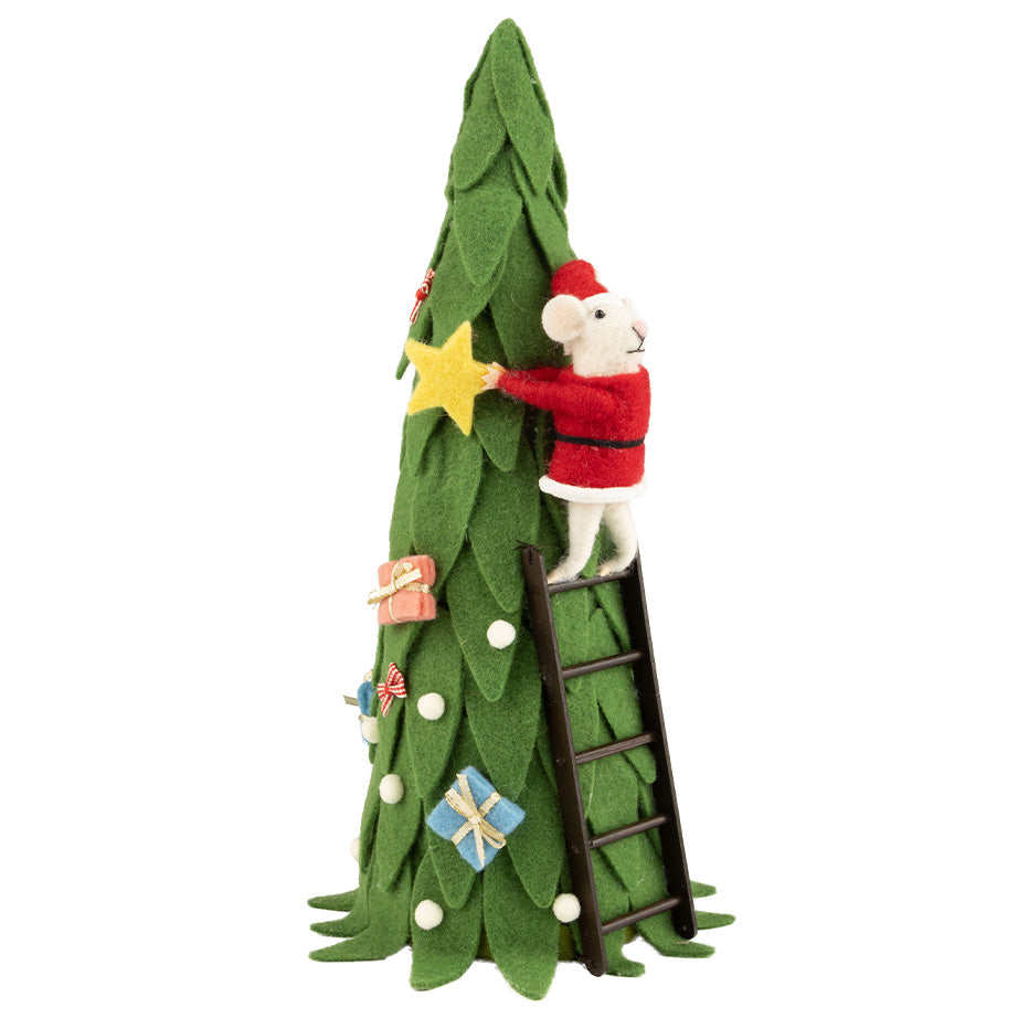 Felt Tree with Mouse