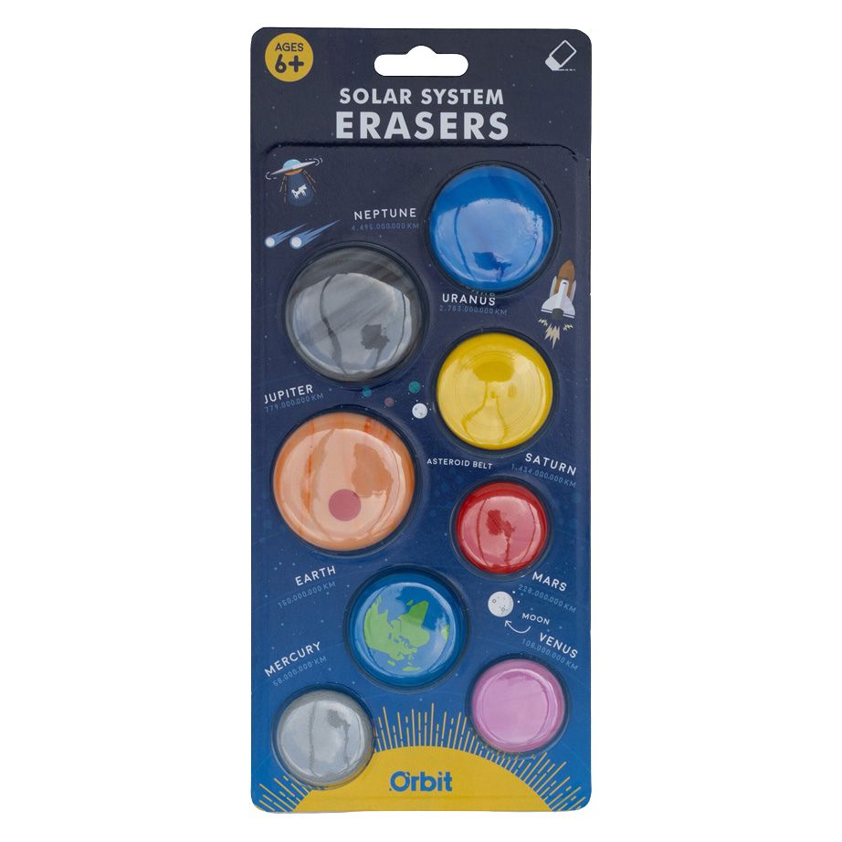 Solar System Erasers & Magnets