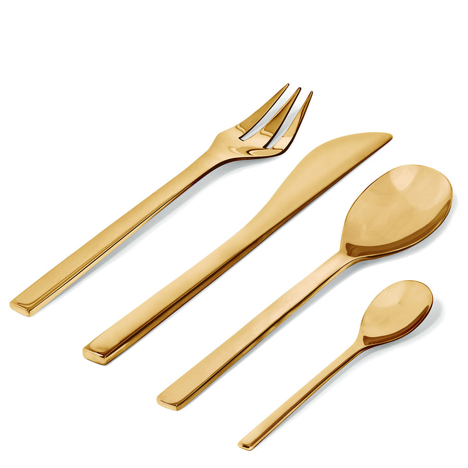 Alessi Colombina Cutlery Brass Coloured FM06S24 BR