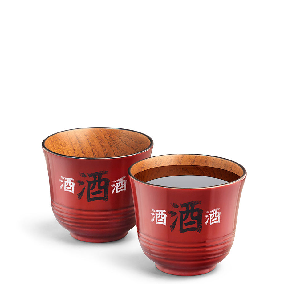 Wood Saké Cups