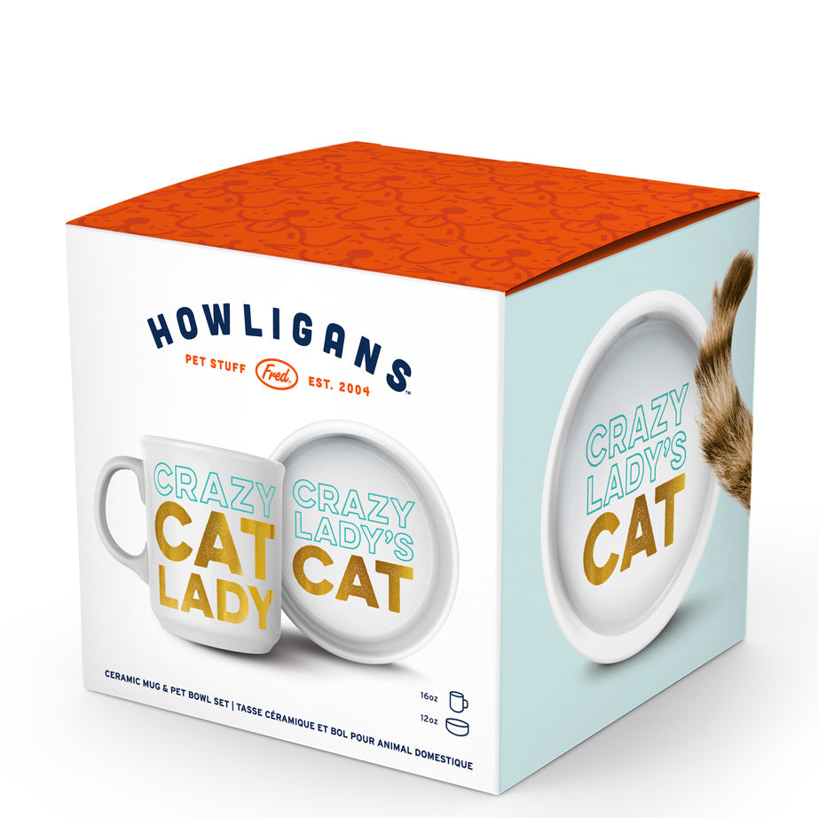 Howligans Mug & Cat Bowl