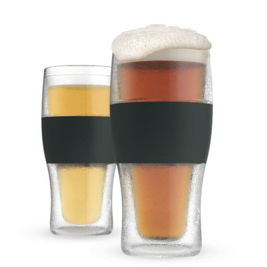 Freeze Beer Glass Set | Black