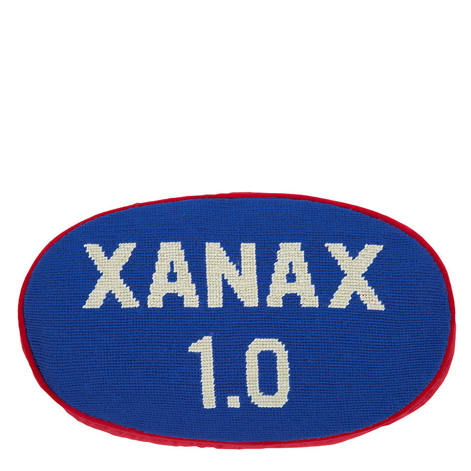 Jonathan Adler Xanax Needlepoint Pillow 25937