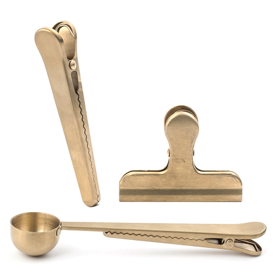 Brass Clip Set