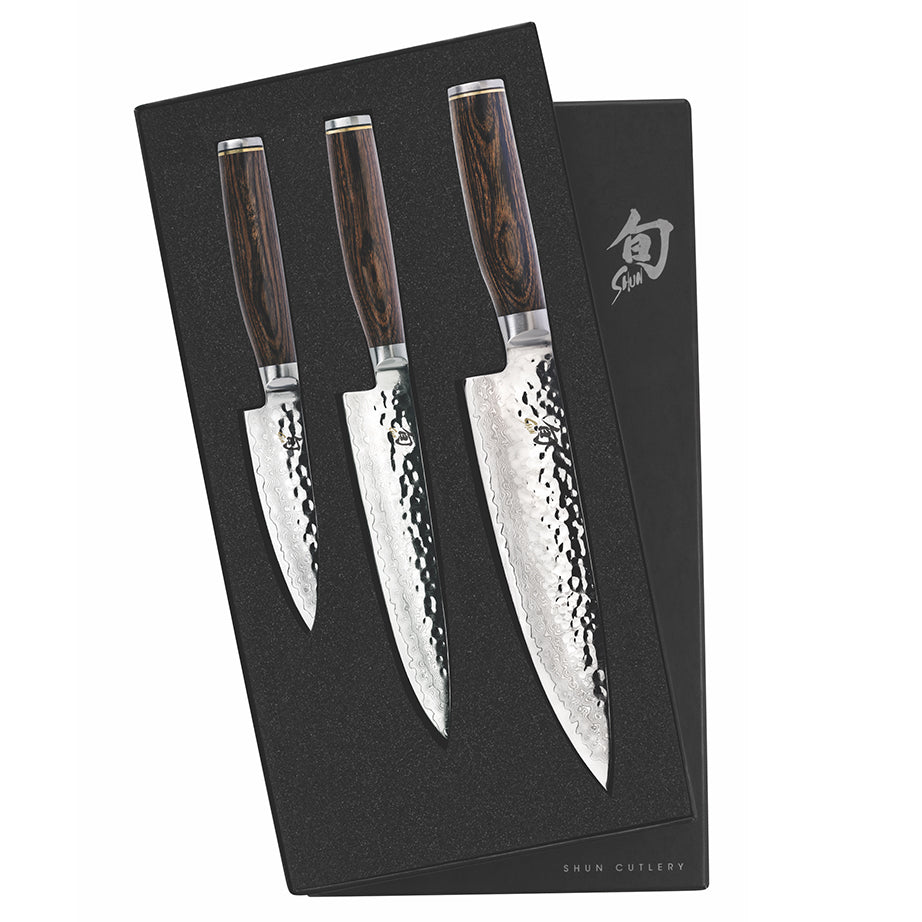 Shun Premier Knives 3-Piece Starter Set TDMS 0300